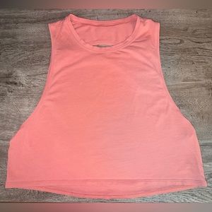 Lululemon coral Cropped Tank size 8